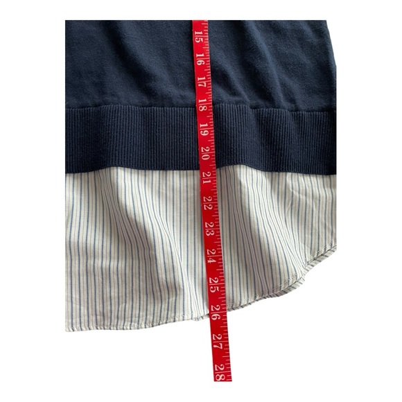 NWT LOFT sweater vest with faux blouse. Short sleeved - Picture 10 of 16